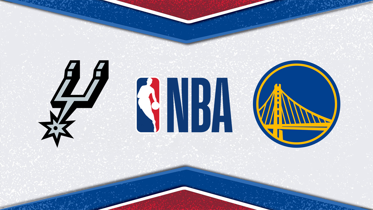 San Antonio Spurs vs Golden State Warriors poster