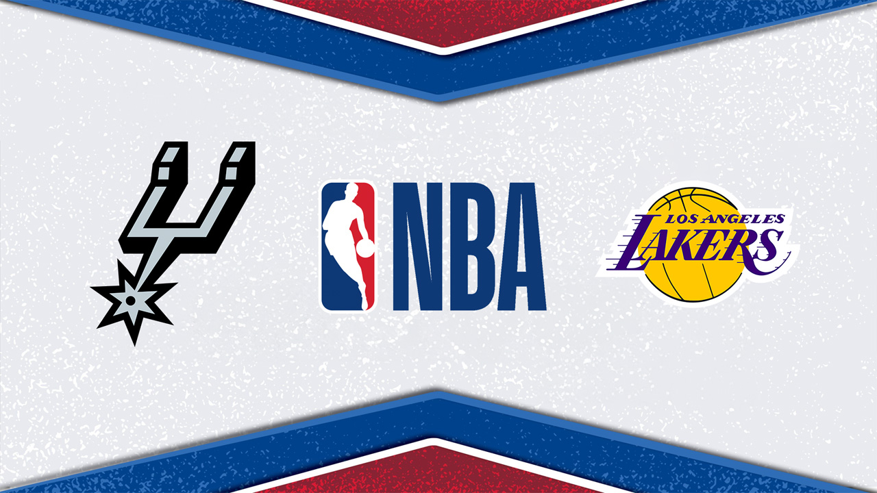 San Antonio Spurs vs Los Angeles Lakers poster