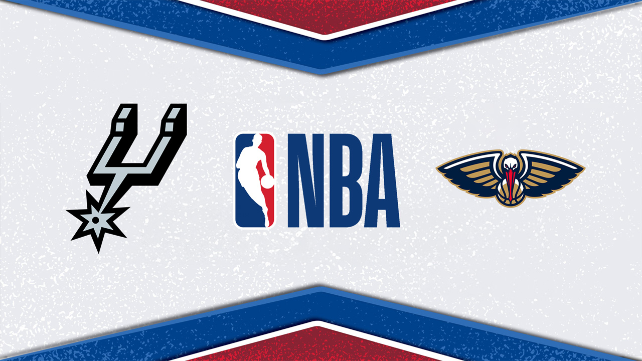 San Antonio Spurs vs New Orleans Pelicans poster