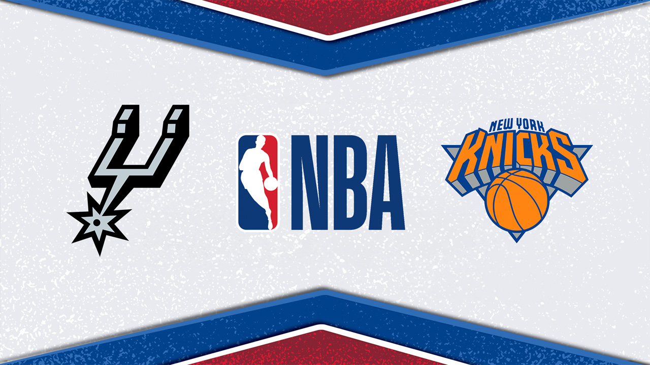 San Antonio Spurs vs New York Knicks poster