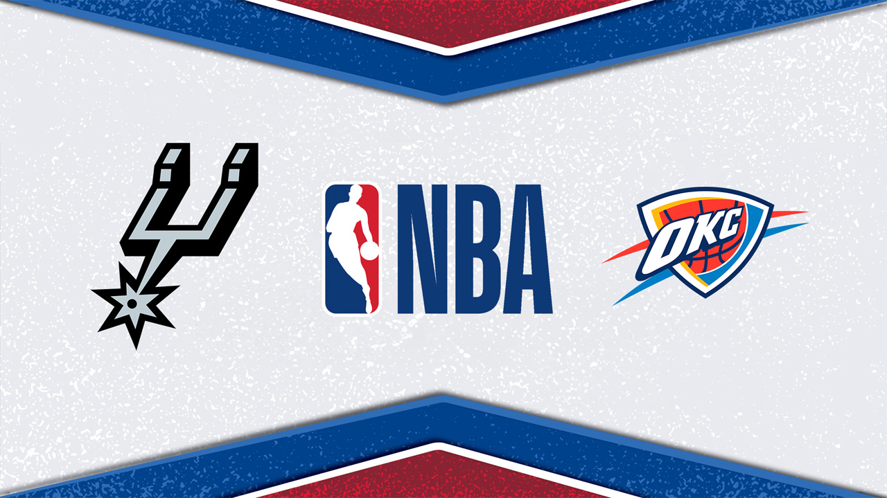 San Antonio Spurs vs Oklahoma City Thunder poster
