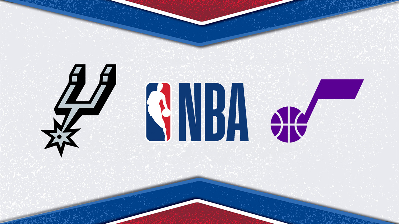 San Antonio Spurs vs Utah Jazz poster