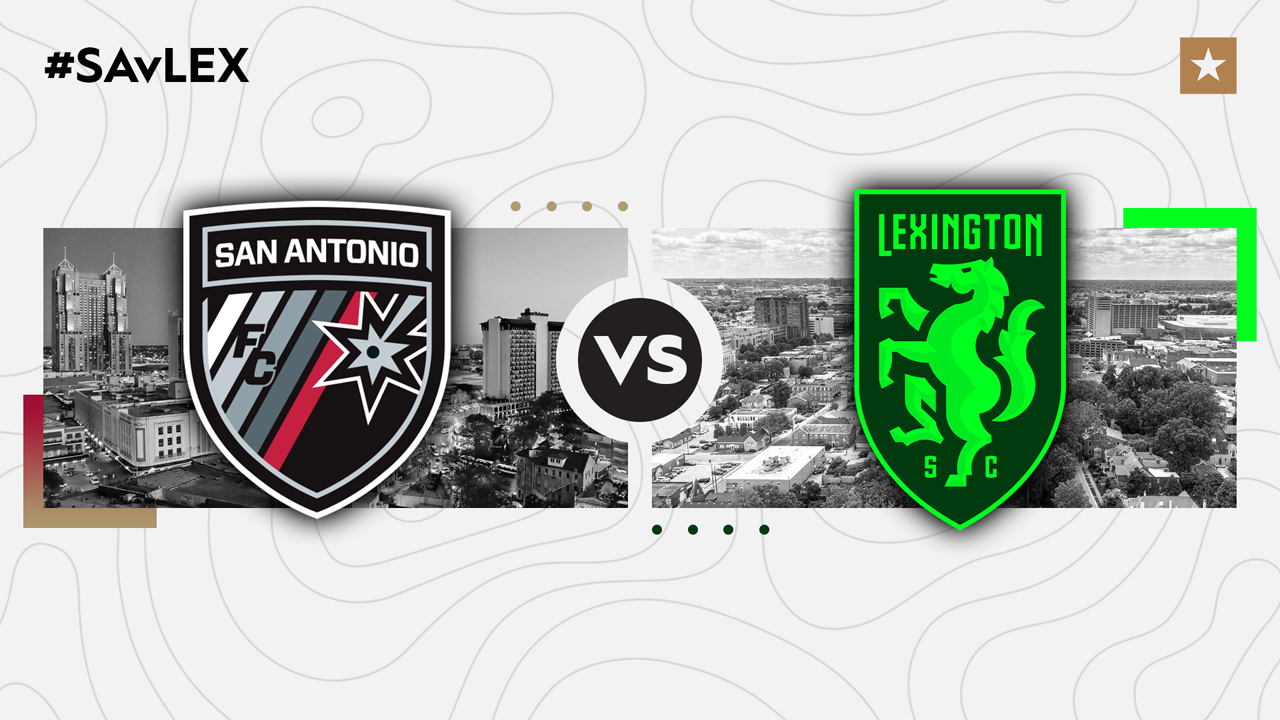 San Antonio vs Lexington SC poster