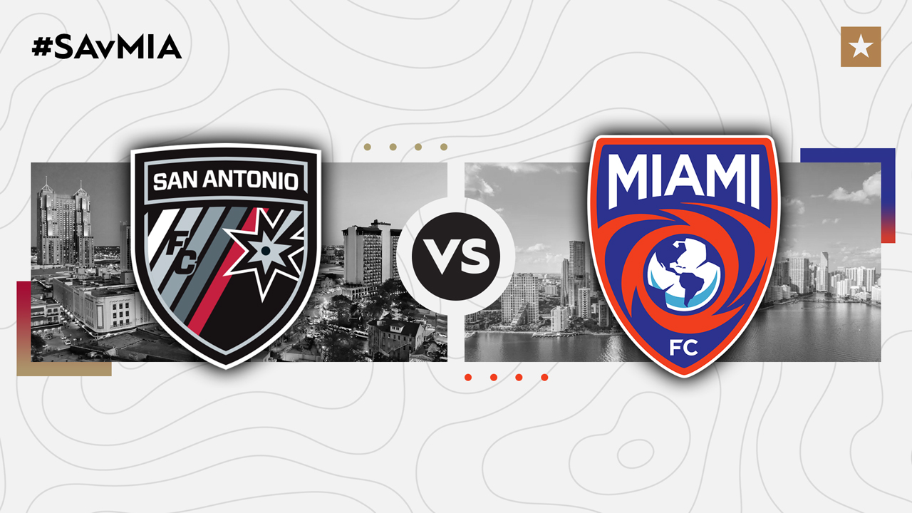 San Antonio vs Miami FC poster