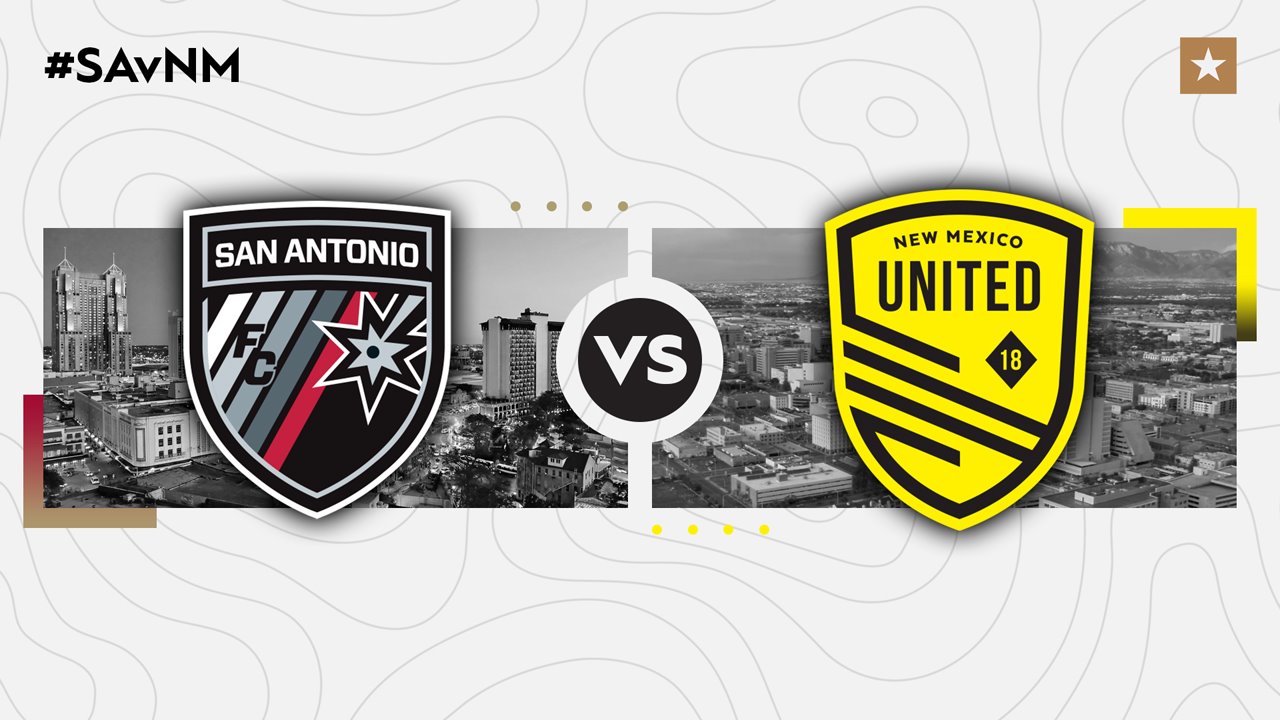 San Antonio vs New Mexico United poster