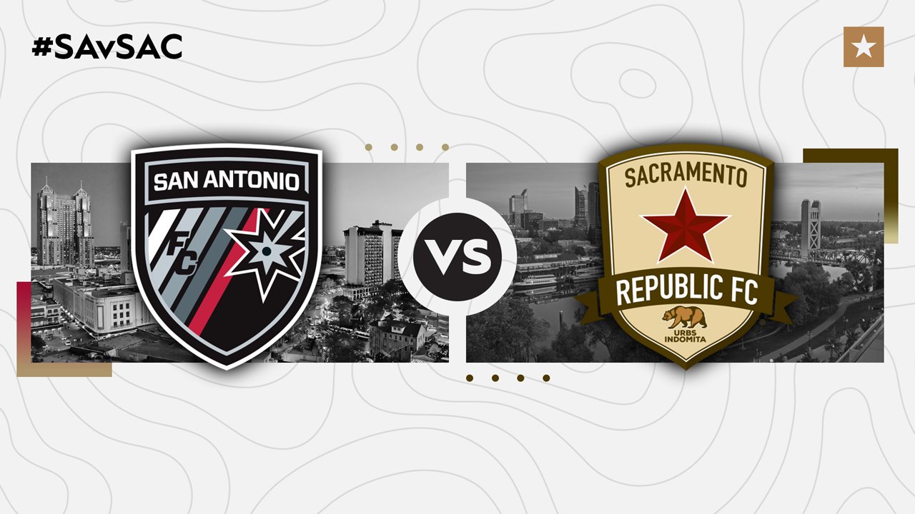 San Antonio vs Sacramento Republic poster