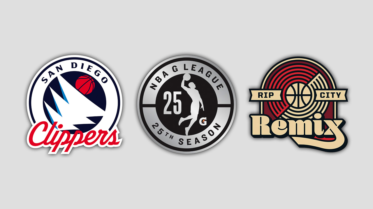 San Diego Clippers vs Rip City Remix poster