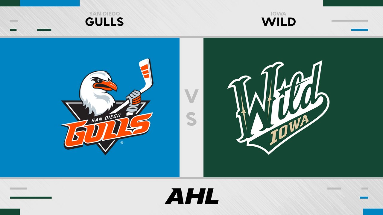 San Diego Gulls vs Iowa Wild poster