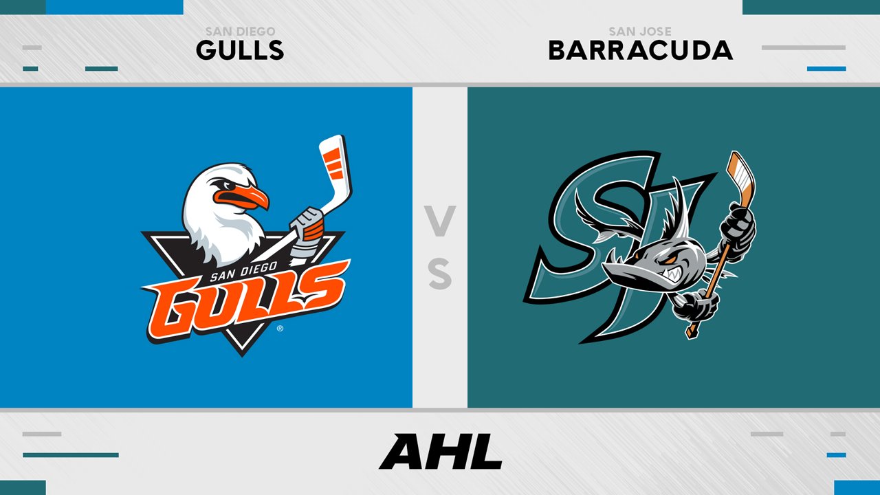San Diego Gulls vs San Jose Barracuda poster