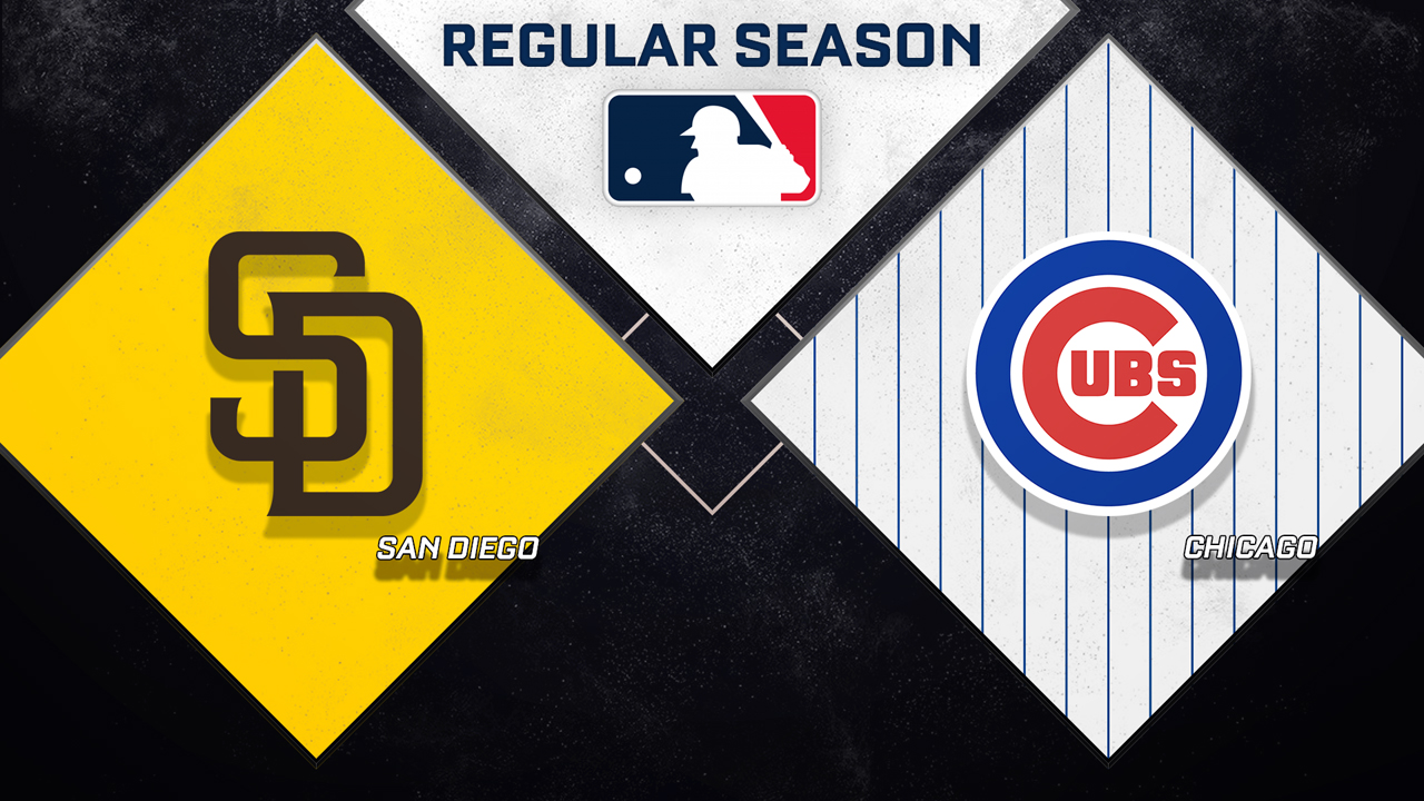 San Diego Padres vs Chicago Cubs poster