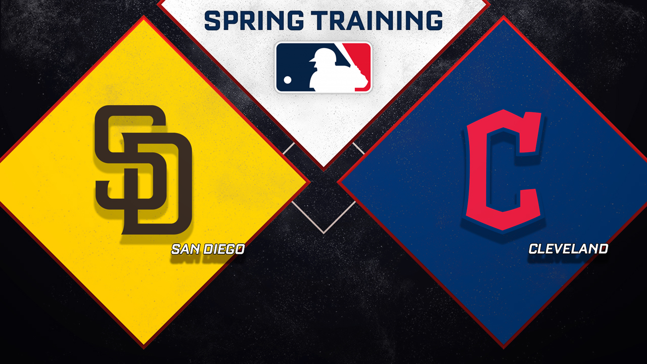 San Diego Padres vs Cleveland Guardians poster