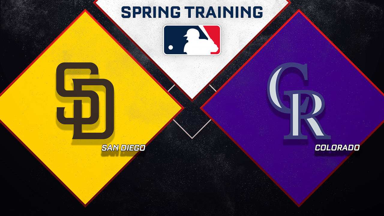 San Diego Padres vs Colorado Rockies poster