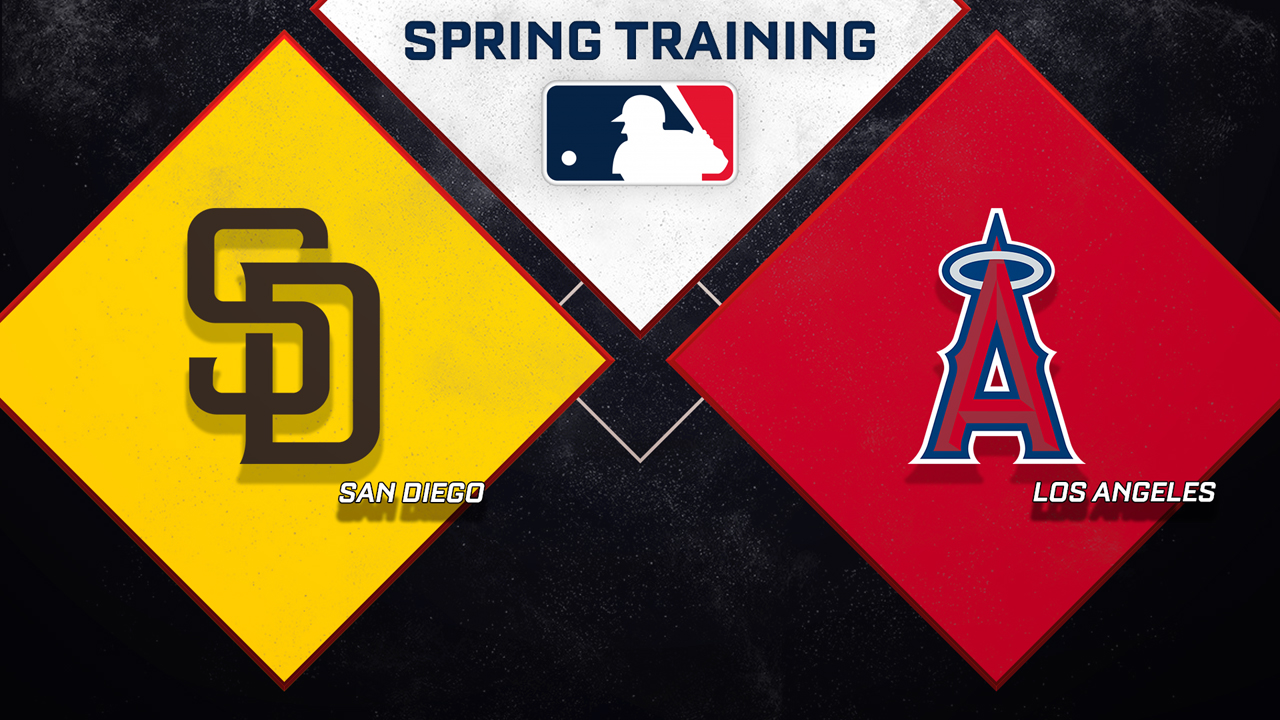 San Diego Padres vs Los Angeles Angels poster