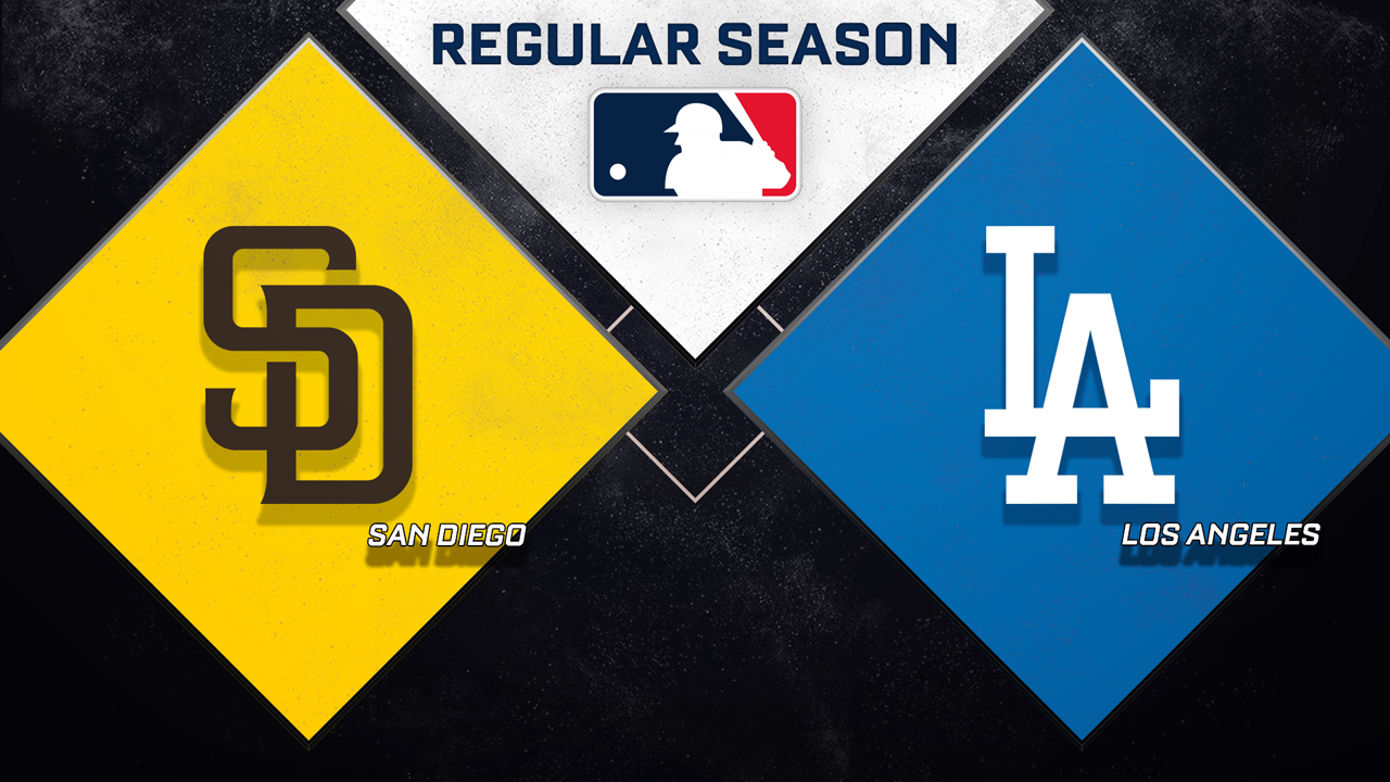 San Diego Padres vs Los Angeles Dodgers poster