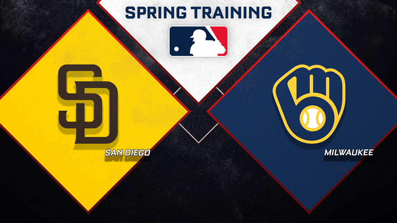 San Diego Padres vs Milwaukee Brewers poster