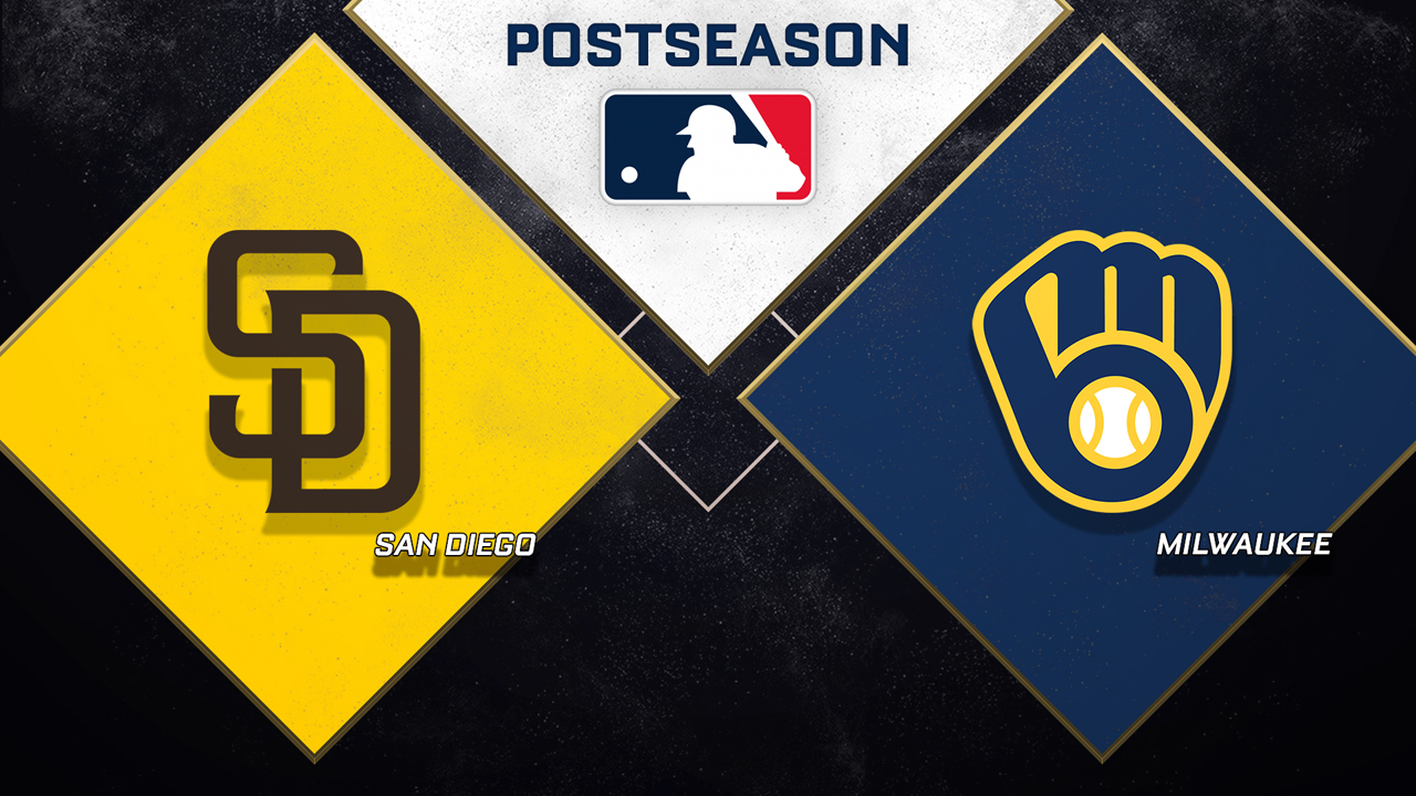 San Diego Padres vs Milwaukee Brewers poster