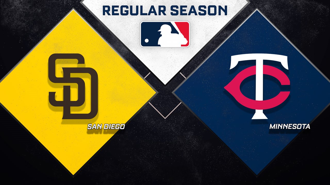 San Diego Padres vs Minnesota Twins poster
