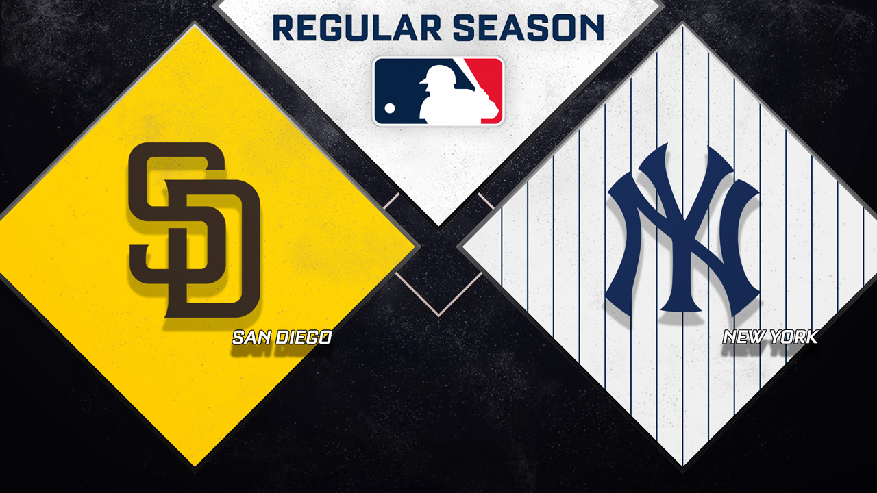 San Diego Padres vs New York Yankees poster