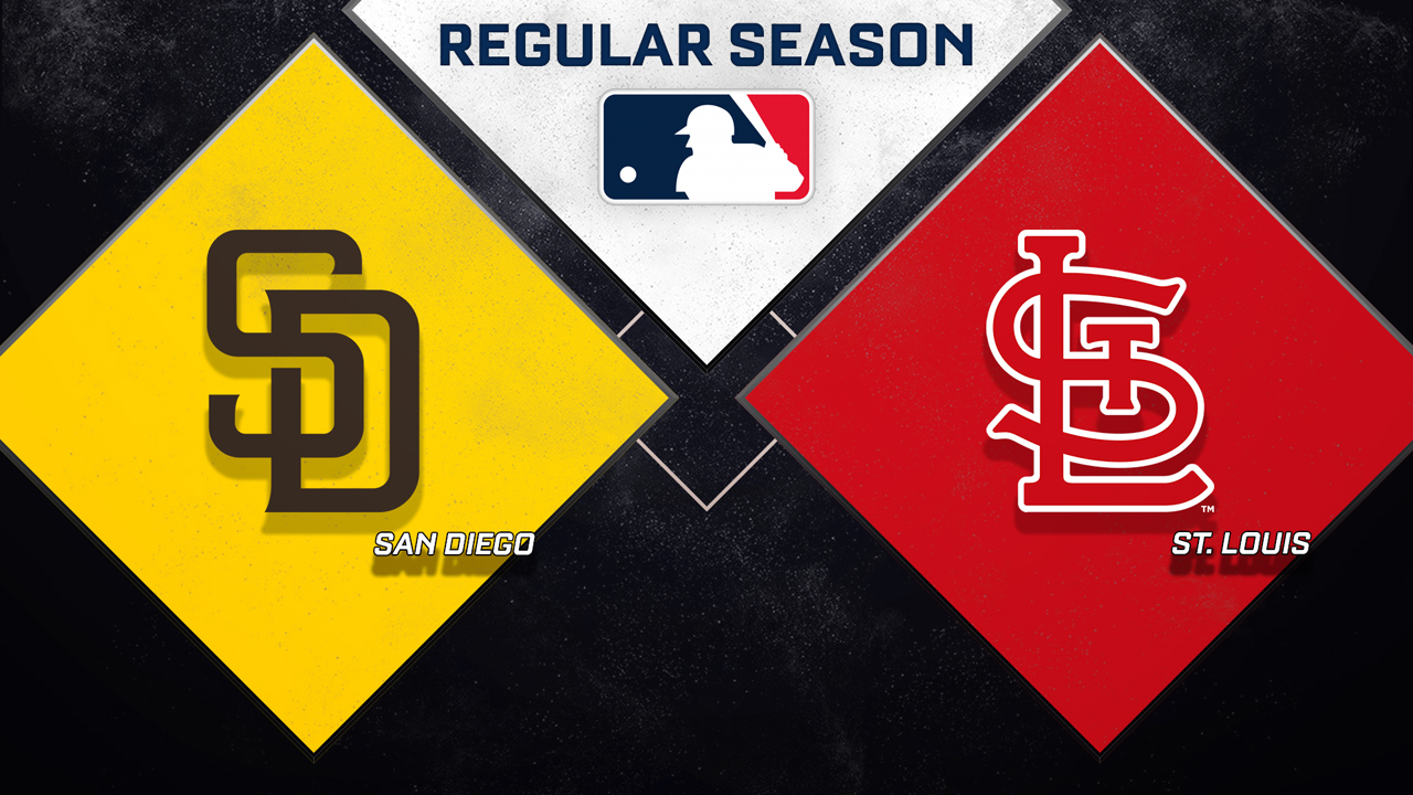 San Diego Padres vs St. Louis Cardinals poster