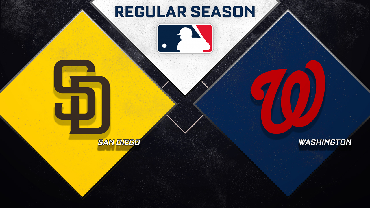 San Diego Padres vs Washington Nationals poster