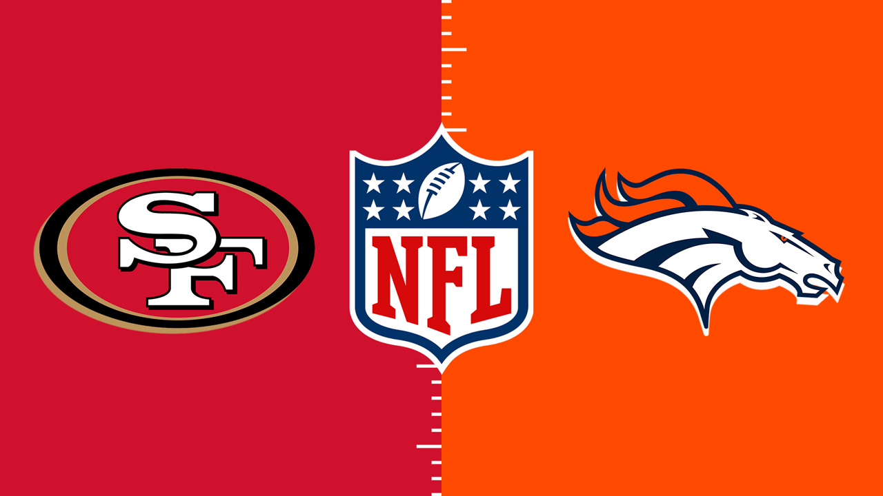 San Francisco 49ers vs Denver Broncos poster