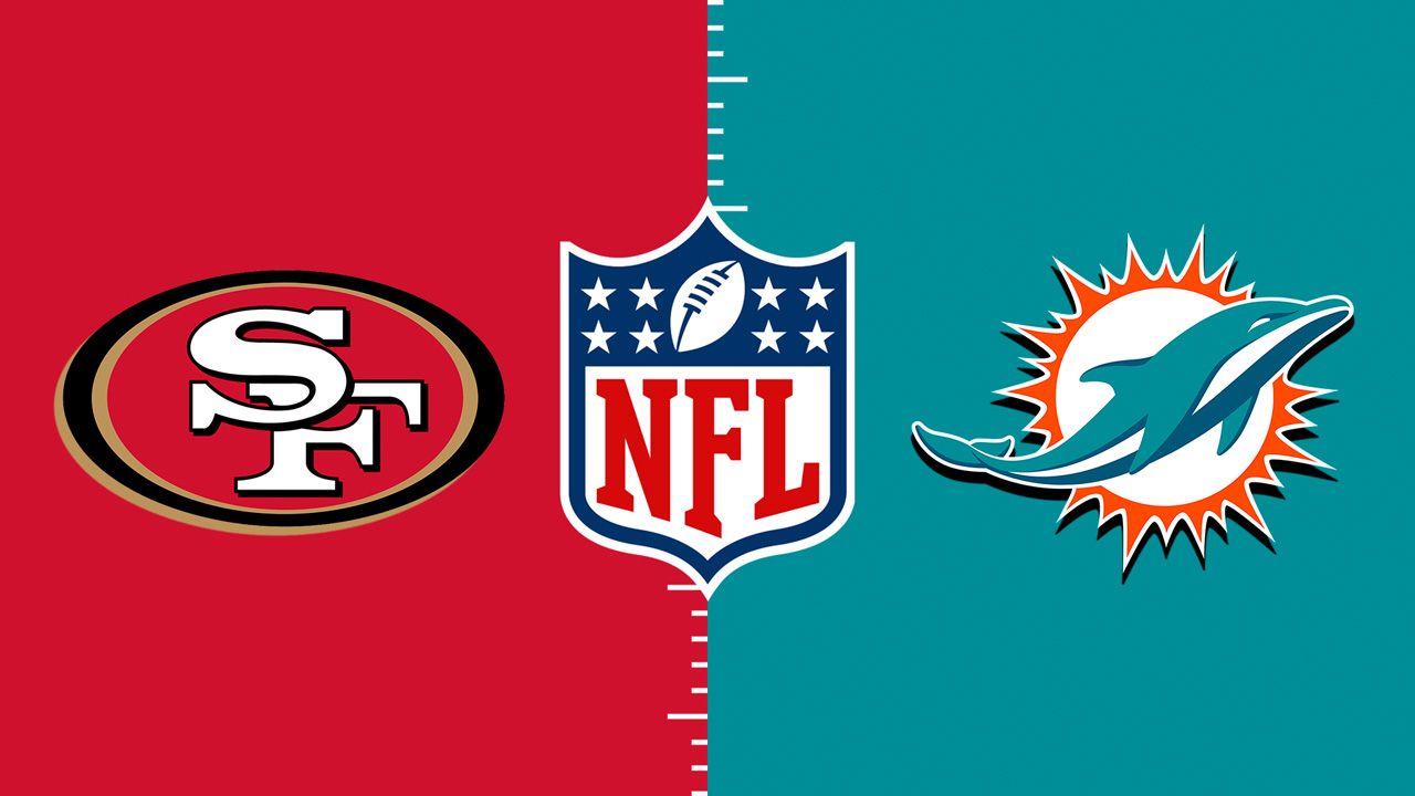 San Francisco 49ers vs Miami Dolphins poster