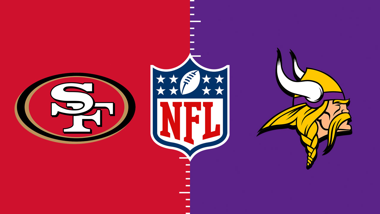San Francisco 49ers vs Minnesota Vikings poster