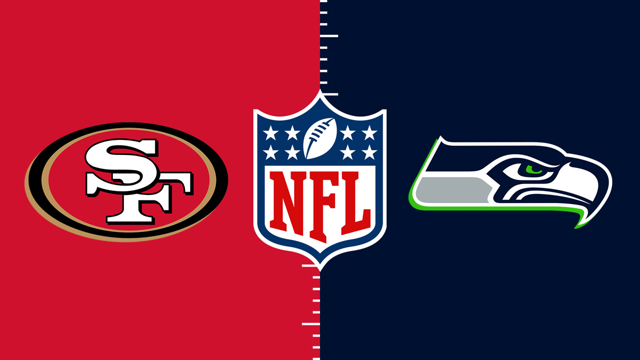 San Francisco 49ers vs Seattle Seahawks poster