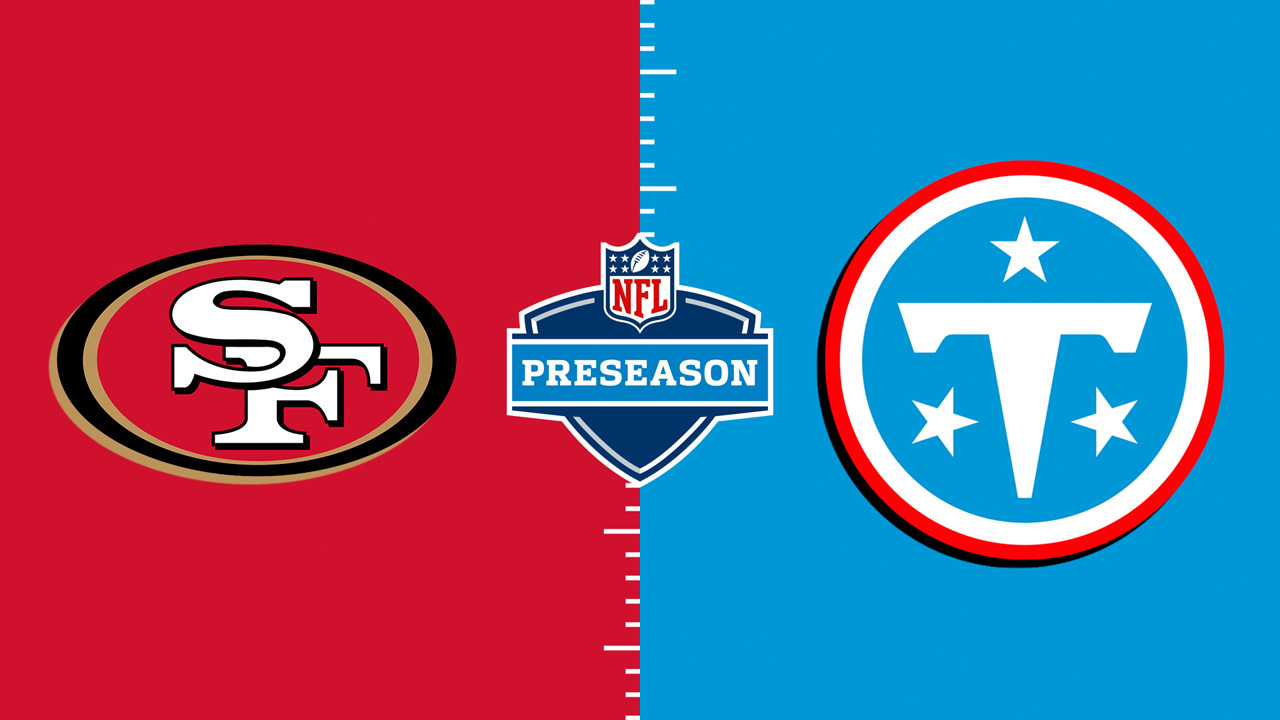 San Francisco 49ers vs Tennessee Titans poster
