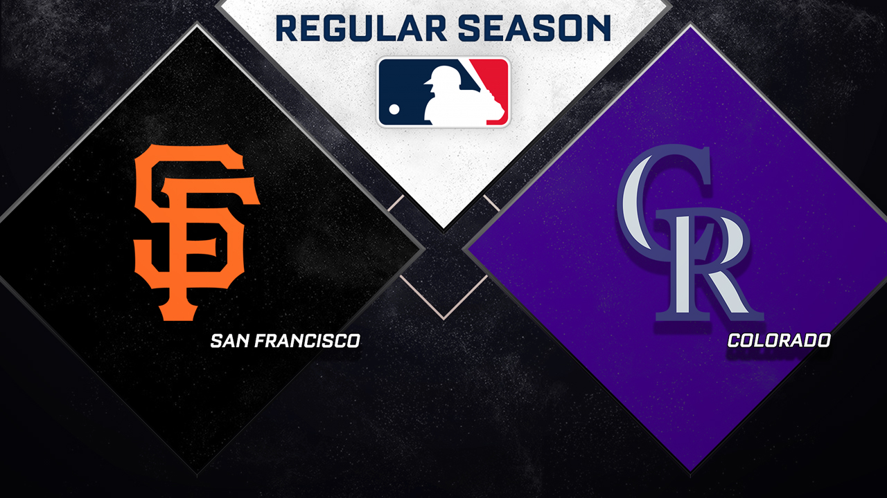 San Francisco Giants vs Colorado Rockies poster