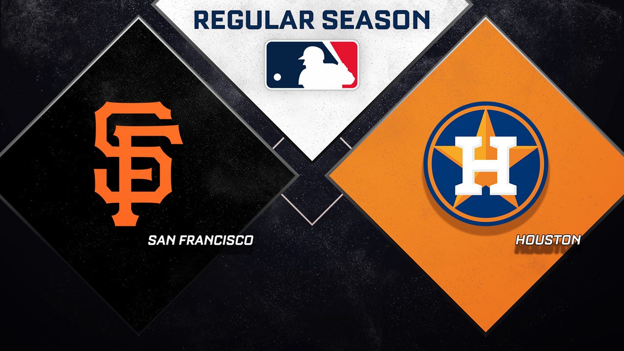 San Francisco Giants vs Houston Astros poster