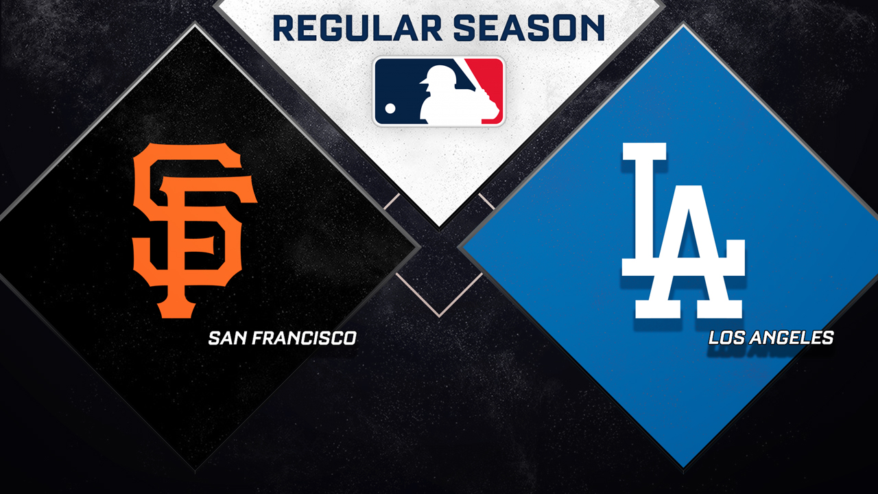 San Francisco Giants vs Los Angeles Dodgers poster