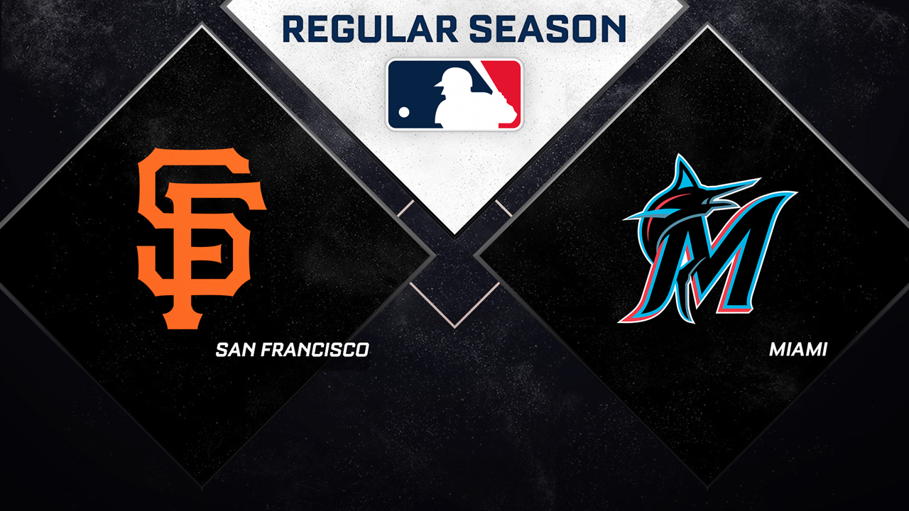 San Francisco Giants vs Miami Marlins poster