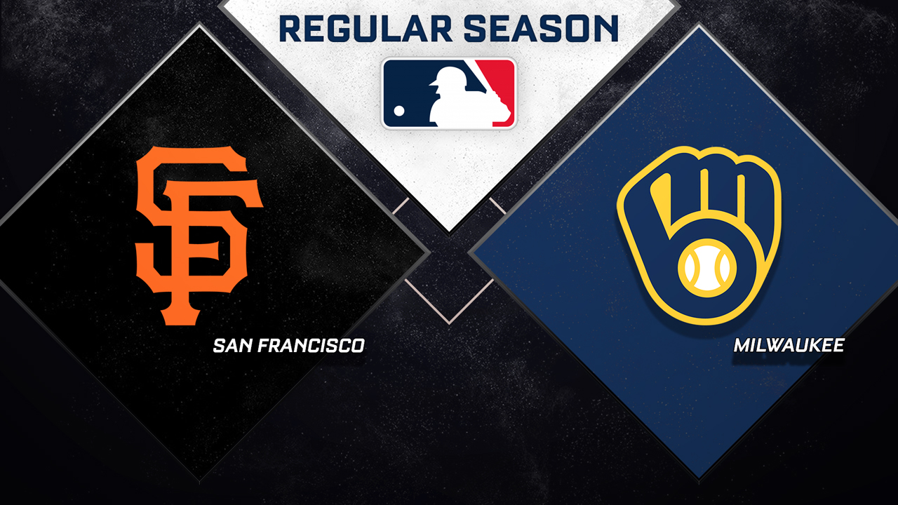 San Francisco Giants vs Milwaukee Brewers poster