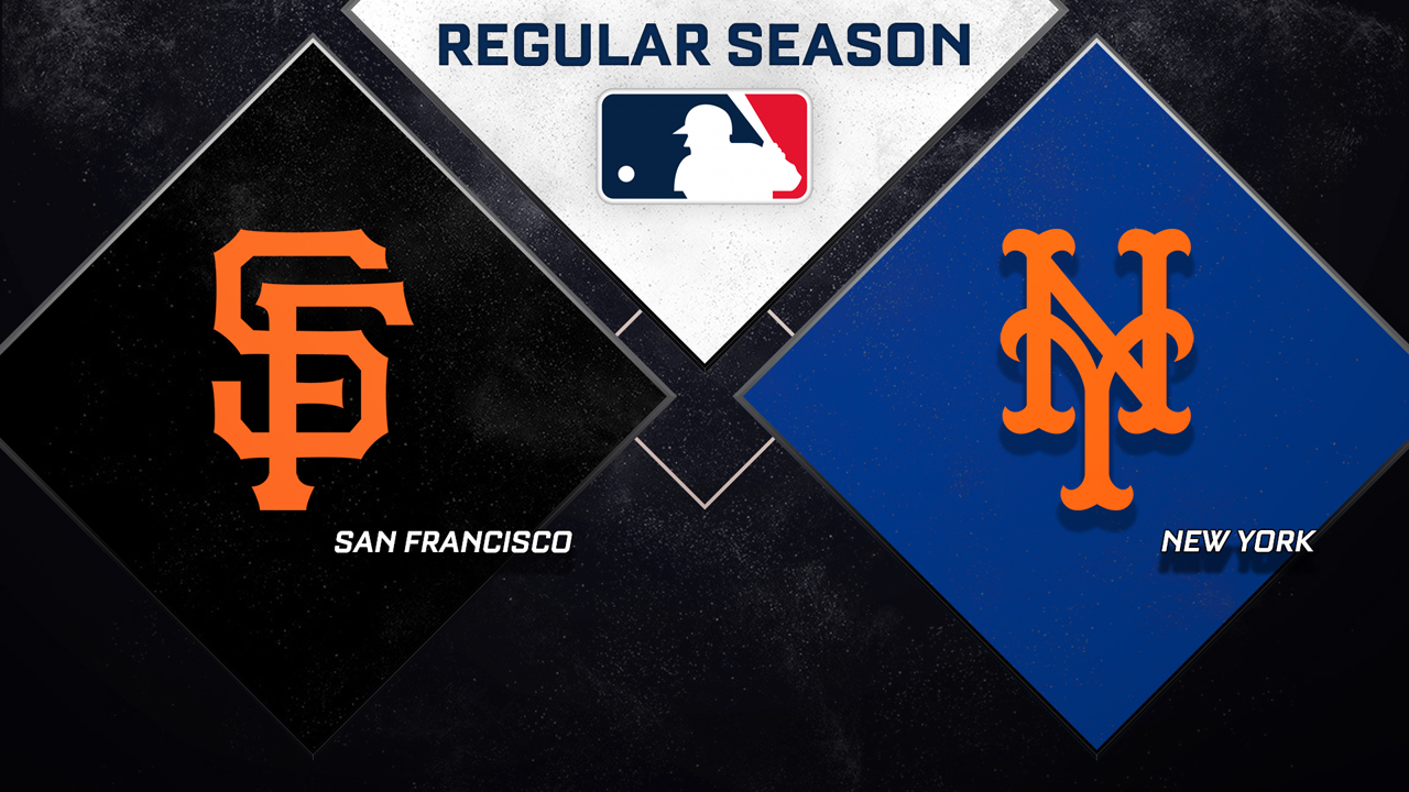 San Francisco Giants vs New York Mets poster