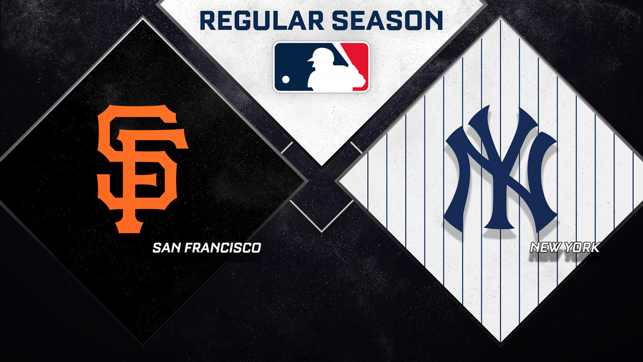 San Francisco Giants vs New York Yankees poster