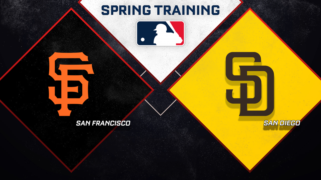 San Francisco Giants vs San Diego Padres poster