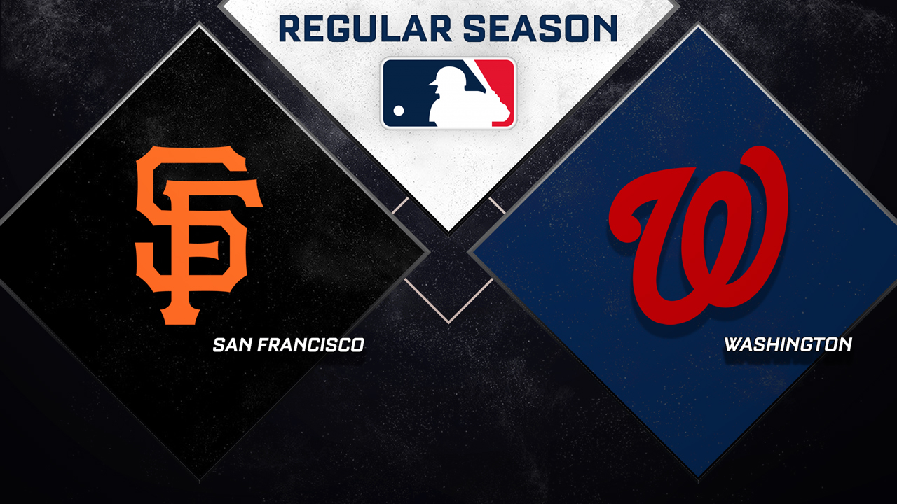 San Francisco Giants vs Washington Nationals poster