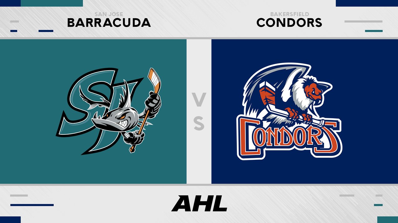 San Jose Barracuda vs Bakersfield Condors poster