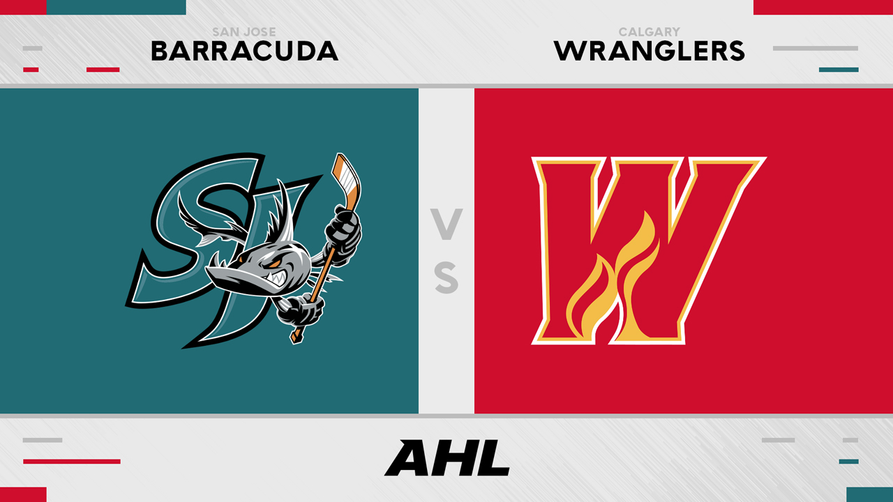 San Jose Barracuda vs Calgary Wranglers poster