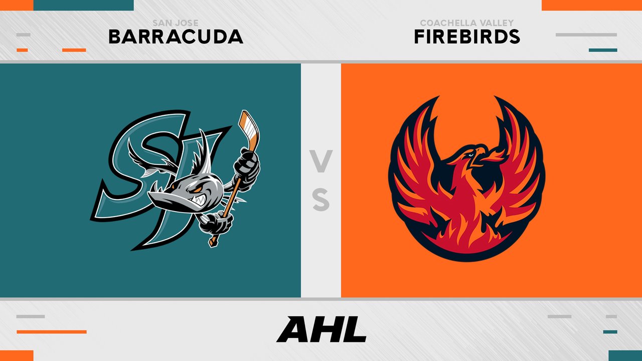 San Jose Barracuda vs Coachella Valley Firebirds poster