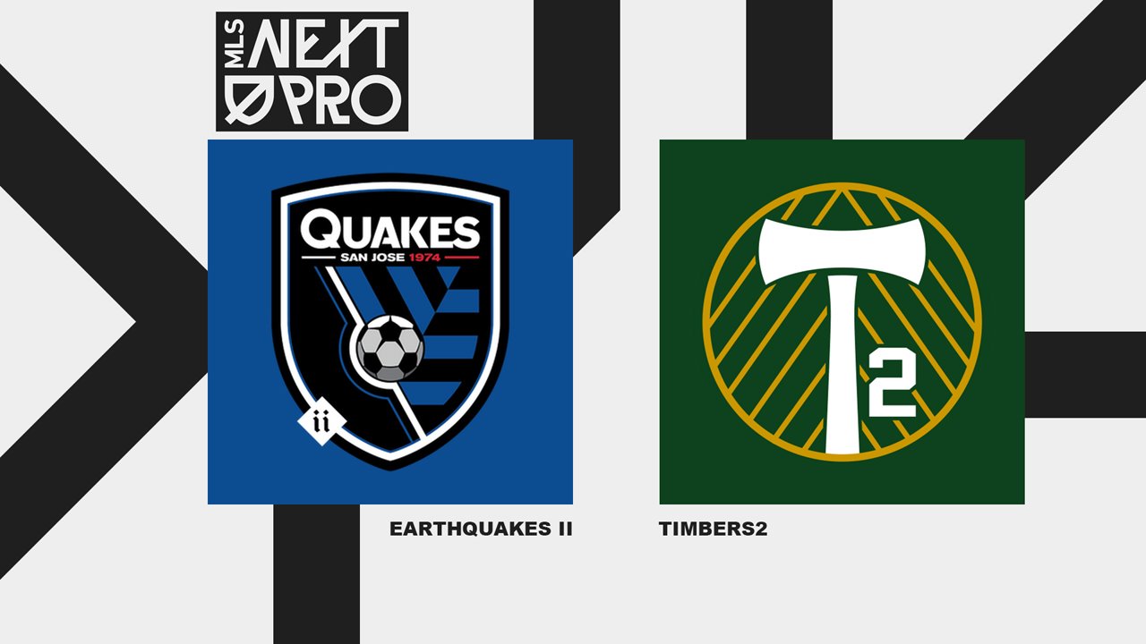 San Jose Earthquakes II vs Portland Timbers II poster