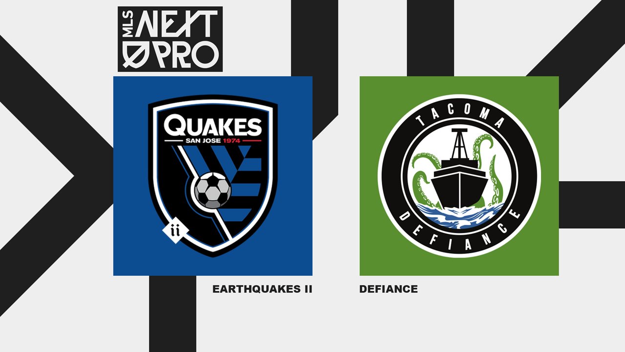 San Jose Earthquakes II vs Tacoma Defiance poster
