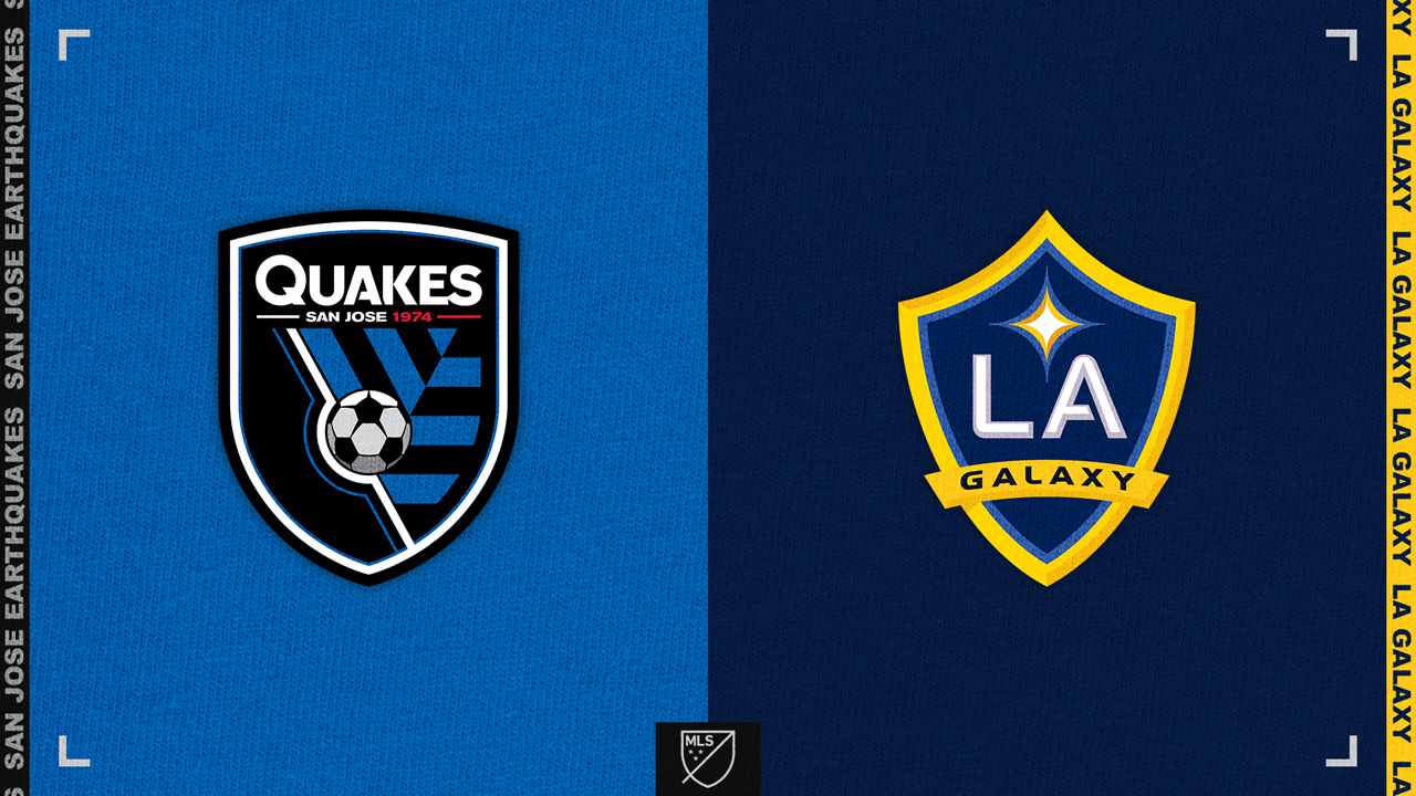 San Jose Earthquakes vs LA Galaxy poster