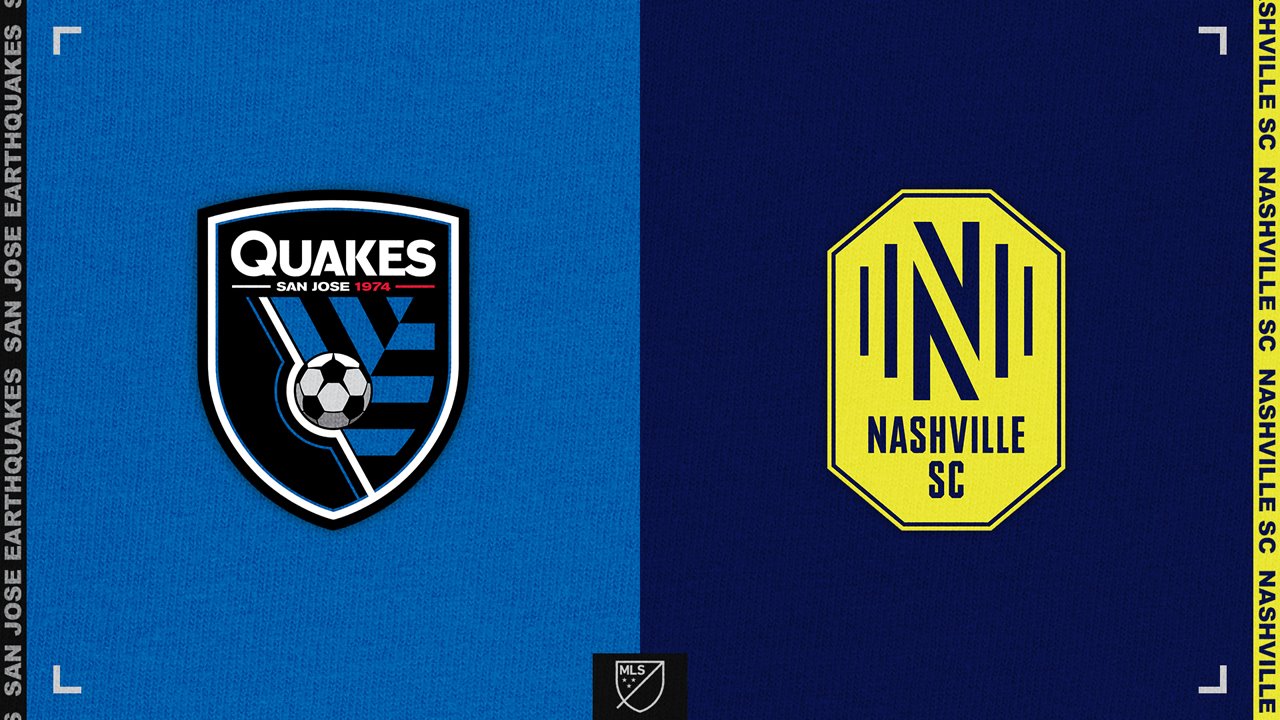 San Jose Earthquakes vs Nashville SC poster