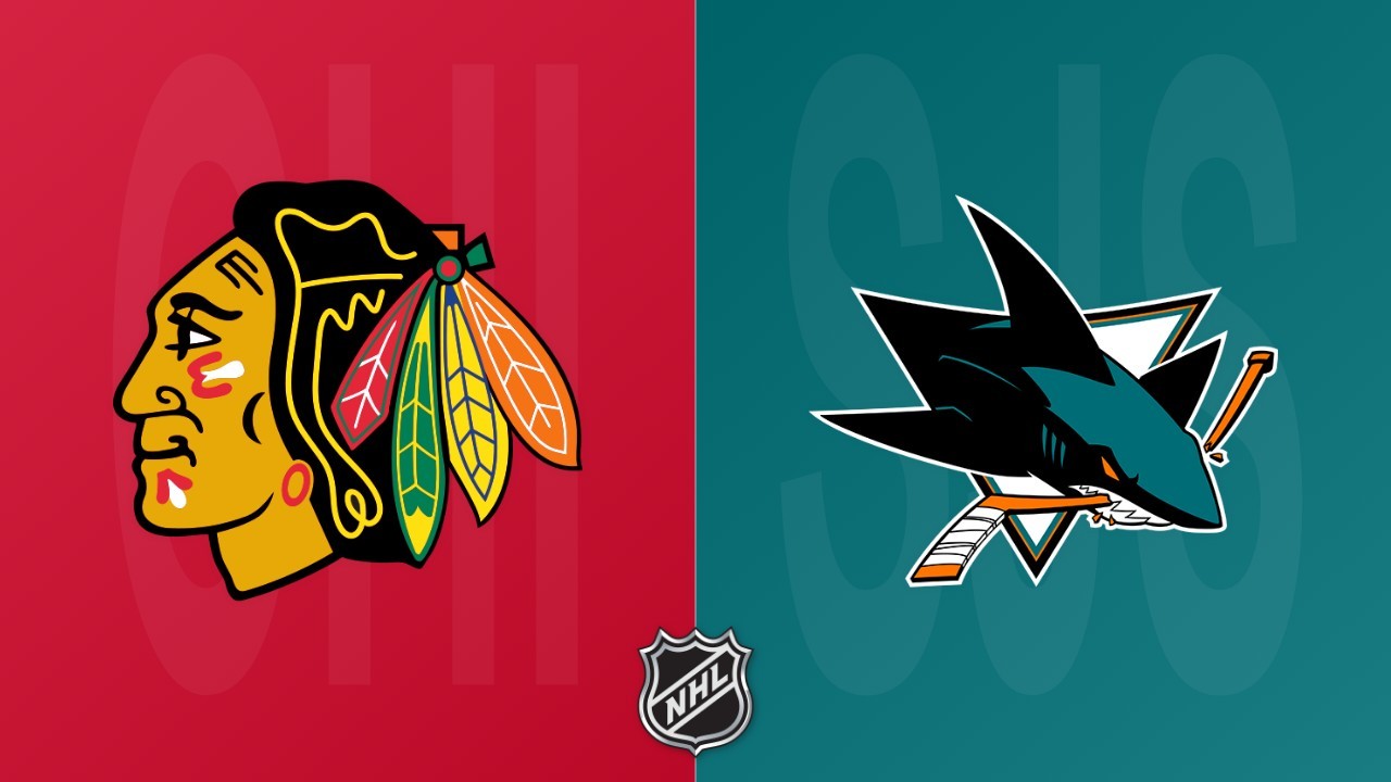 San Jose Sharks vs Chicago Blackhawks poster