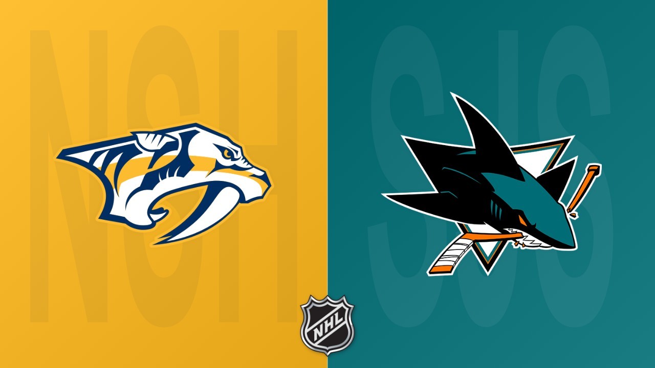 San Jose Sharks vs Nashville Predators poster