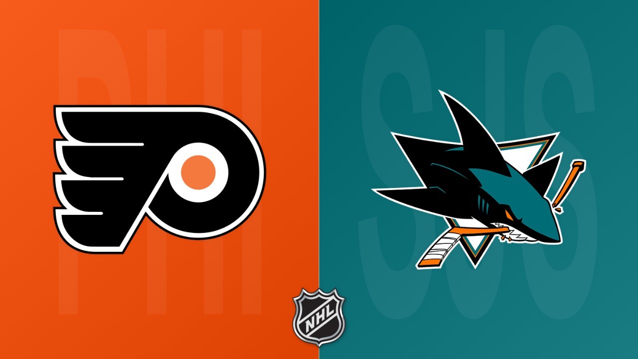 San Jose Sharks vs Philadelphia Flyers poster