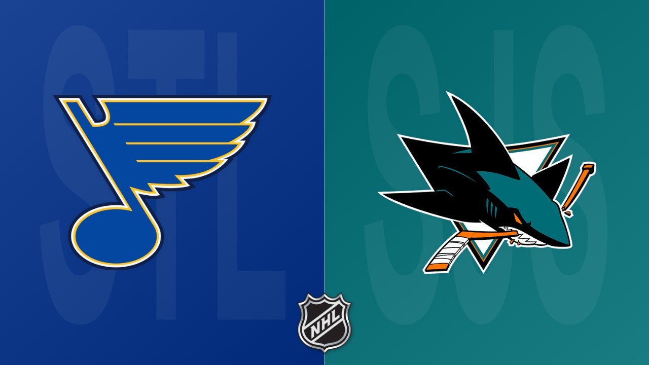San Jose Sharks vs St. Louis Blues poster