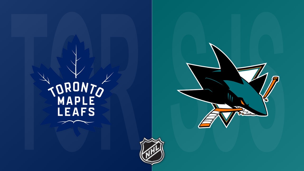San Jose Sharks vs Toronto Maple Leafs poster